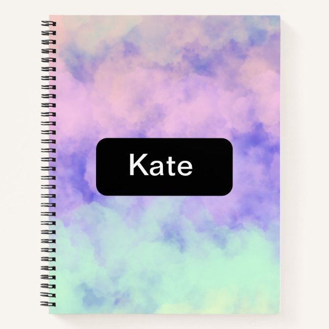 Cotten Candy Clouds Notebook (Front)