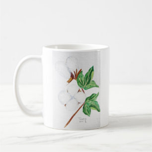 Cotton Boll Botanical Mug