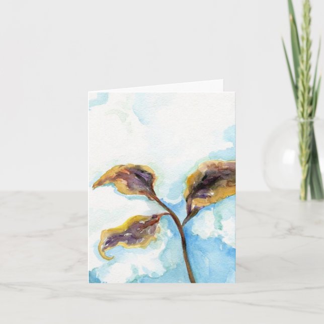 Cotton Boll Notecard (Front)