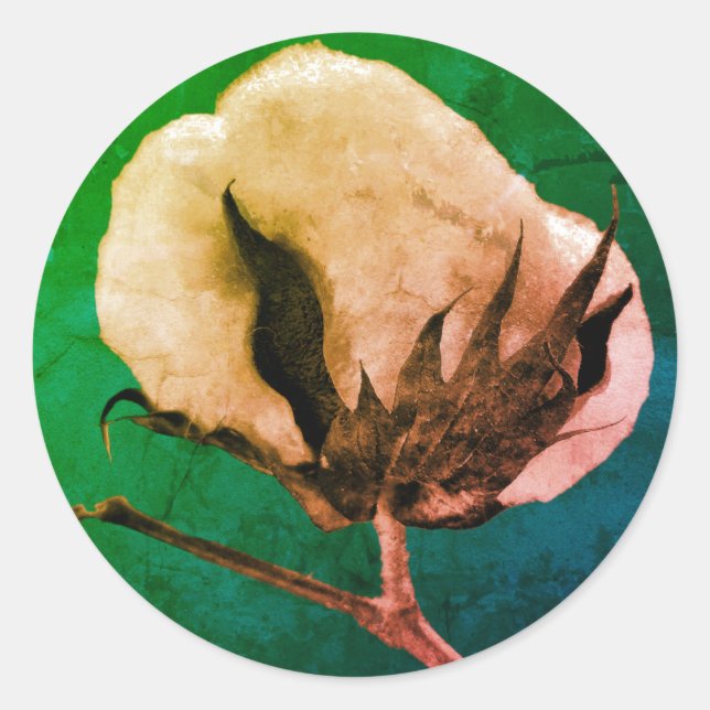 Cotton Boll Sticker (Front)