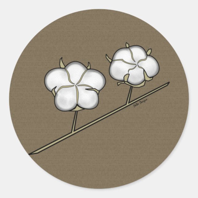 Cotton Boll Stickers (Front)