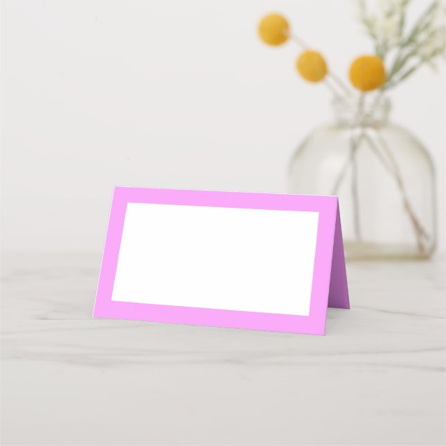 Cotton Bonbons rose Tente Style Cartes de Place (Devant)