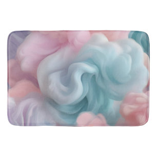 Cotton Candy Abstract Bath Mat
