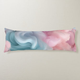 Cotton Candy Abstract Body Pillow