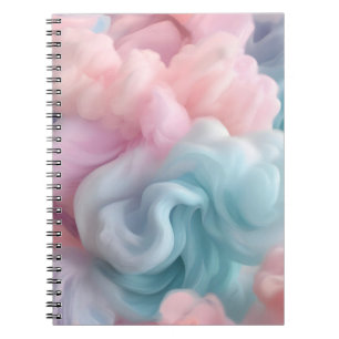 Cotton Candy Abstract Notebook