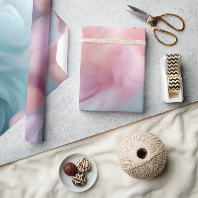 Cotton Candy Abstract Wrapping Paper (Crafts)