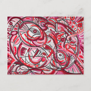 Cotton Candy Anomaly Postcard