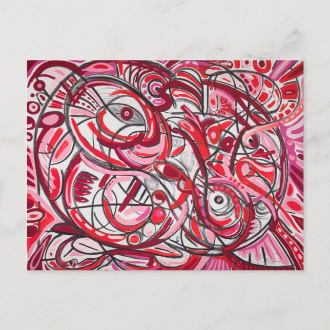 Cotton Candy Anomaly Postcard (Front)