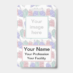 Cotton Candy Bags on String Badge