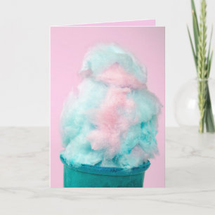 Cotton Candy birthday Card