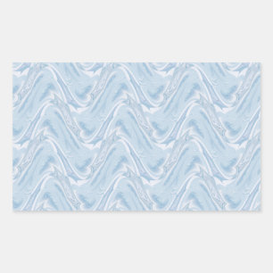 Cotton Candy Blue Abstract Sticker