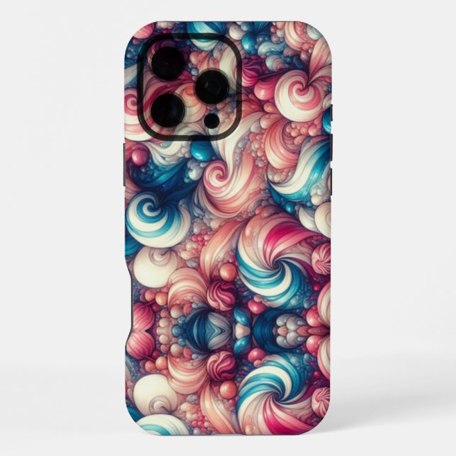 Cotton Candy Bubblegum iPhone Case (Back)
