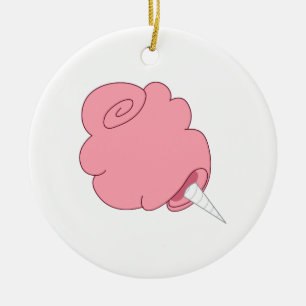 Cotton Candy Ceramic Ornament