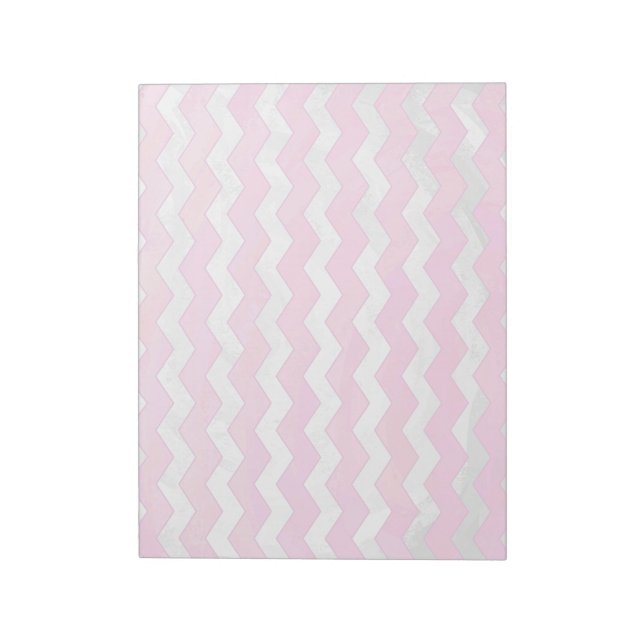 Cotton Candy Chevon Pattern Notepad (Rotated)