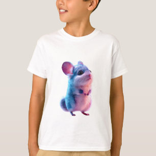 Cotton Candy Chinchilla Kids T-Shirt