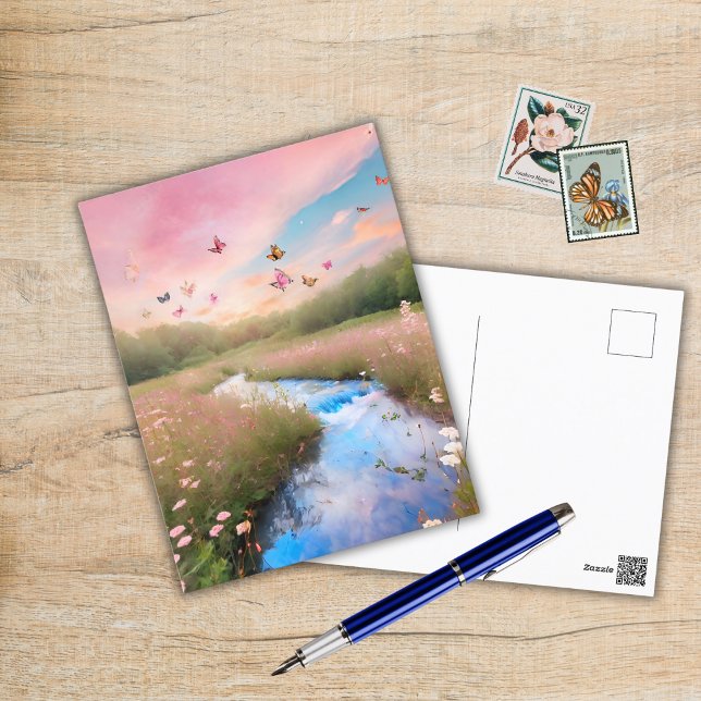 Cotton Candy Clouds Postcard (Creator Uploaded)