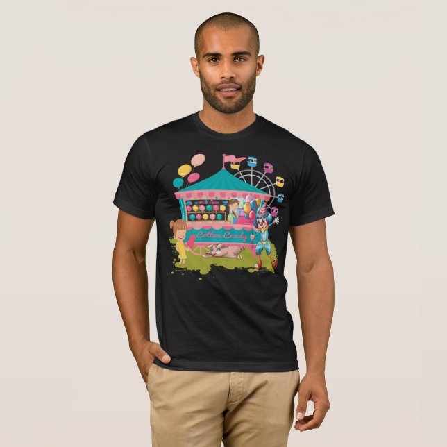 Cotton Candy County Fair Days T-Shirt (Front Full)