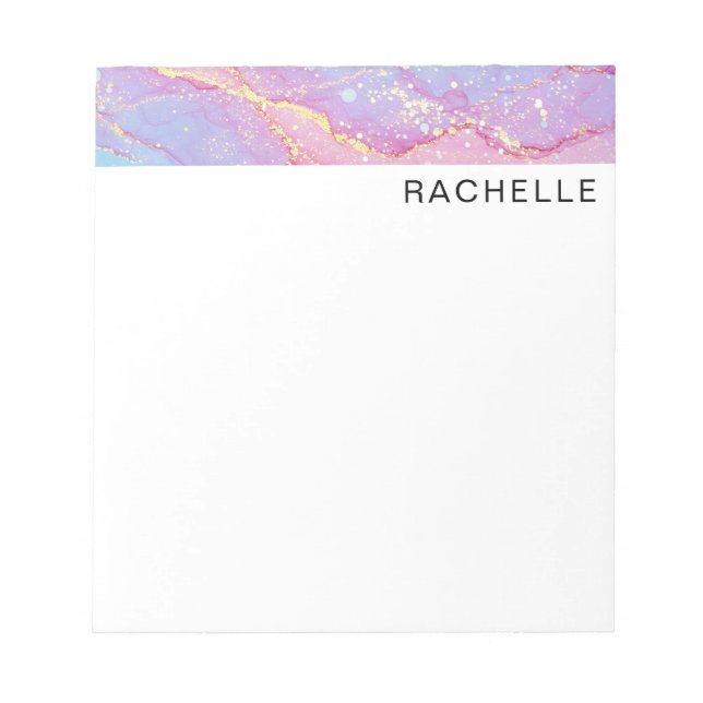 Cotton Candy Dreams Notepad (Front)