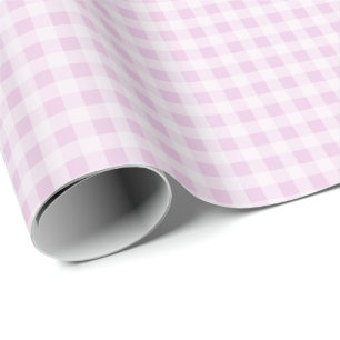 Cotton Candy Gingham Wrapping Paper