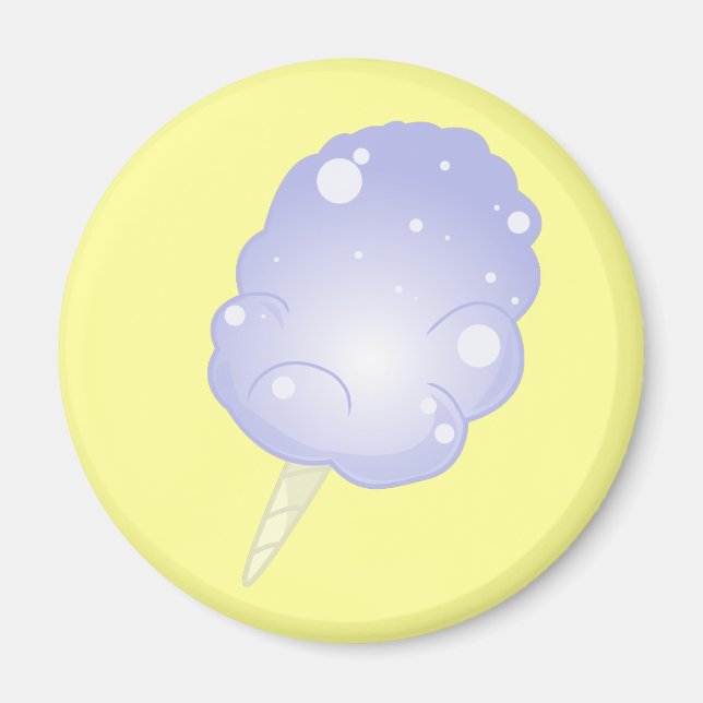 Cotton Candy Magnet - Blue (Front)