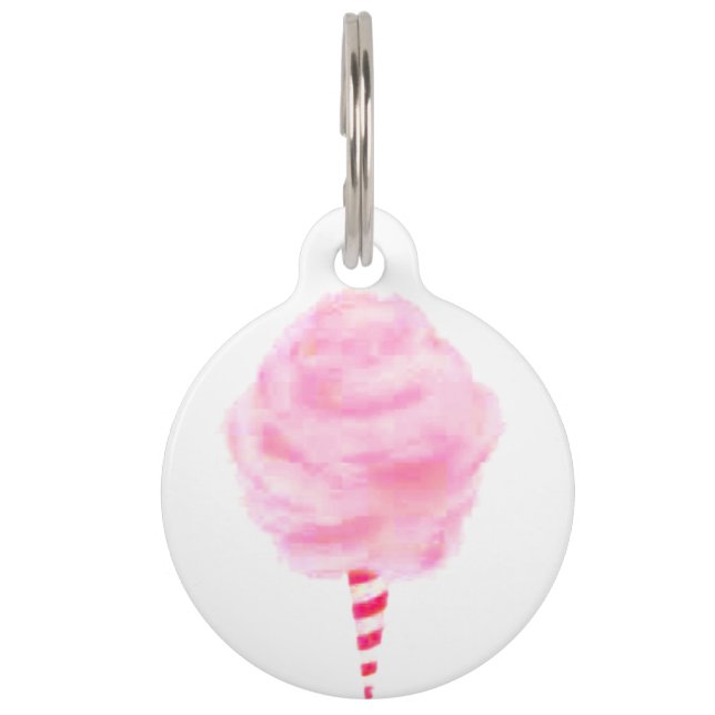Cotton Candy Pet ID Tag (Front)
