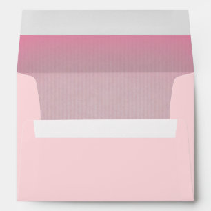 Cotton Candy Pink Enveloppes Carte de voeux vide