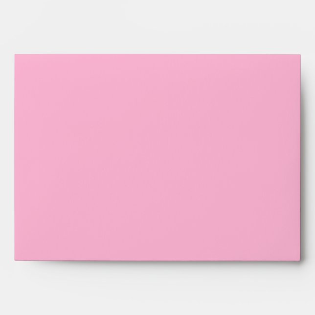 Cotton Candy Pink Simple Plain Envelope (Front)