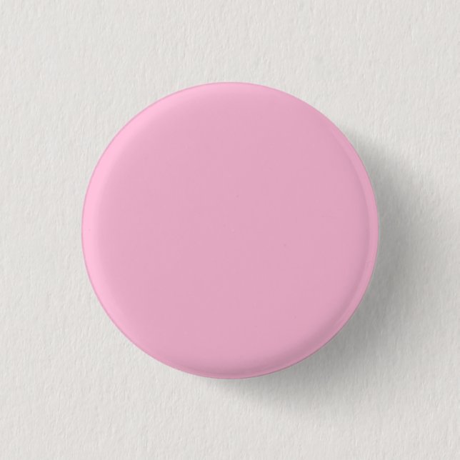 Cotton Candy Solid Colour 1 Inch Round Button (Front)