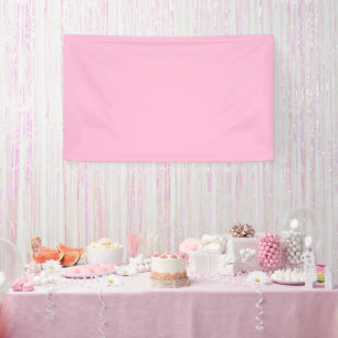 Cotton Candy Solid Colour Banner