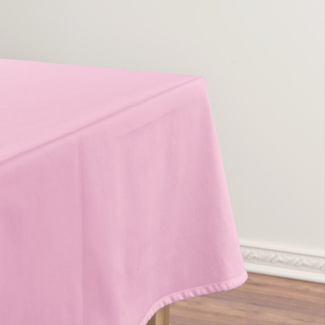 Cotton Candy Solid Colour Tablecloth (In Situ)