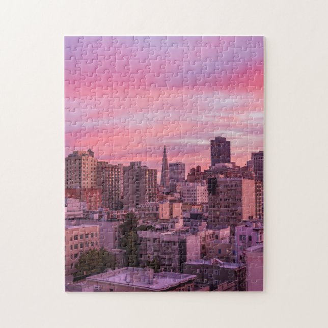 Cotton Candy Sunrise Jigsaw Puzzle (Vertical)