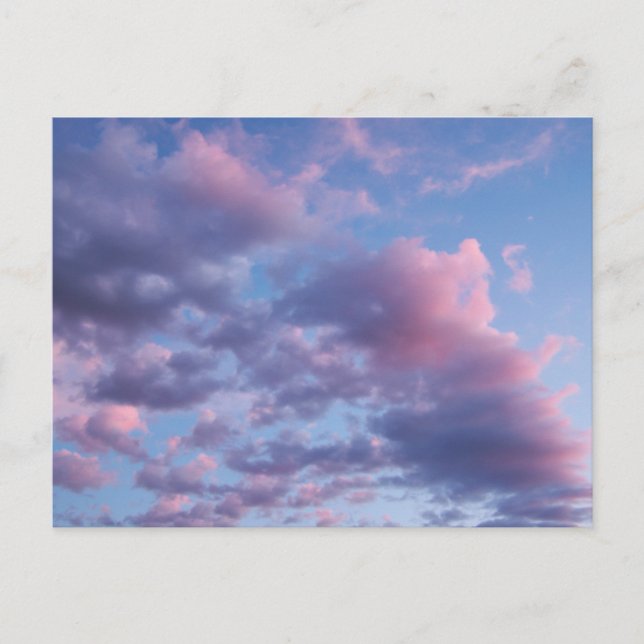 Cotton Candy Sunset Postcard (Front)