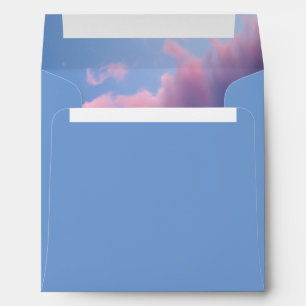 Cotton Candy Sunset Square Envelope
