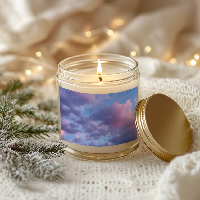 Cotton Candy Sunset Sticker (Cotton Candy Sunset Rectangular Sticker)