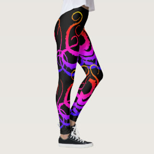 Cotton Candy Tentacles on Your Color - Leggings