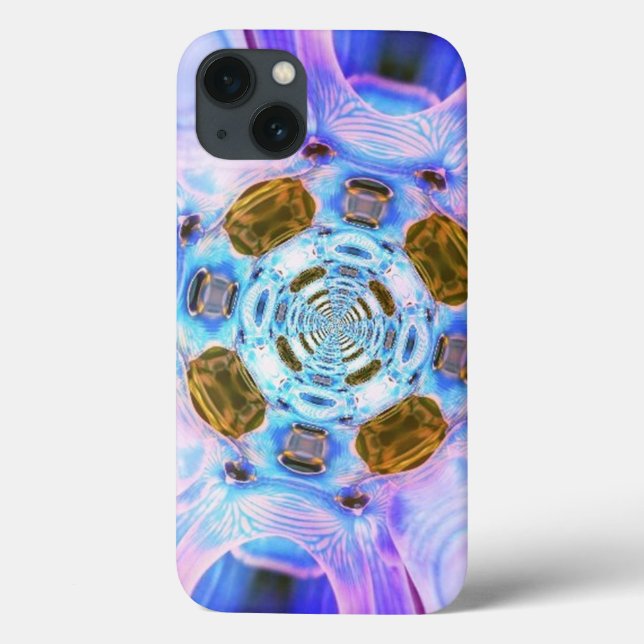 Cotton Candy Wormhole iPad case (Back)