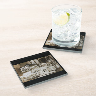 Cotton Club, New York City Vintage Mouse Pad Glass Coaster
