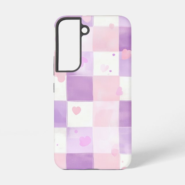 Cotton Grid Realm Samsung Galaxy S22 Case (Back)