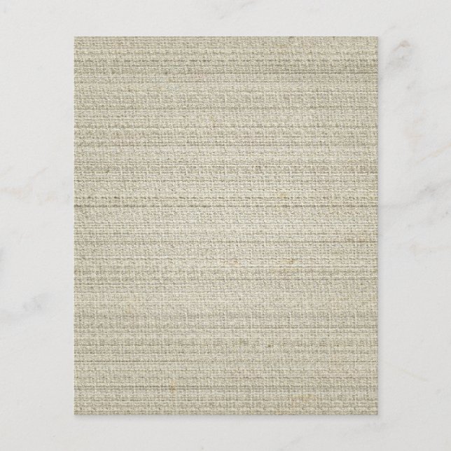 Cotton Linen Background Flyer (Front)