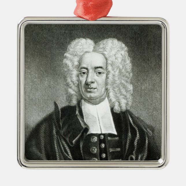 Cotton Mather Metal Ornament (Front)