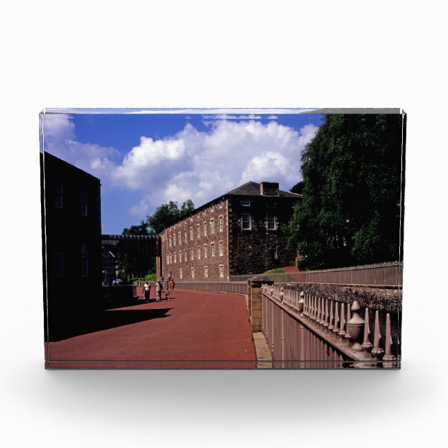 Cotton Mill at New Lanark Postcard Poster Photo Block (Front)