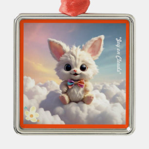 "Cotton Rider" Metal Ornament