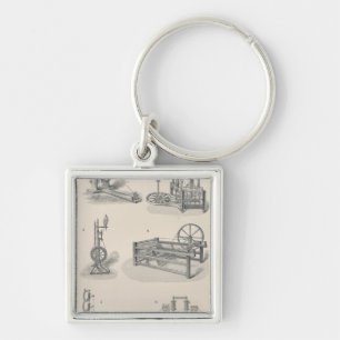 Cotton Spinning I Keychain