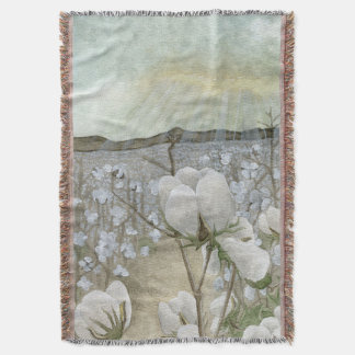 Cotton Sunset Throw Blanket