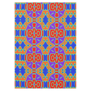 Cotton Tablecloth, A multicolor fabric pattern   T Tablecloth