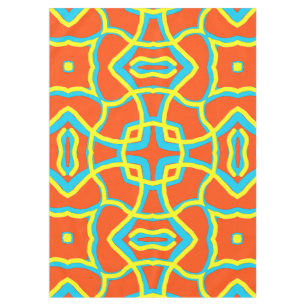 Cotton Tablecloth, A multicolor fabric pattern   Tablecloth