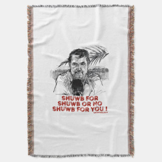 Cotton Throw "Shuwb 4 Shuwb"