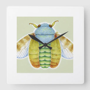 cottonycushion scale 050824IREF227 - Watercolor Square Wall Clock