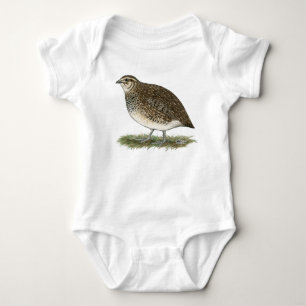 Coturnix Quail Hen Baby Bodysuit