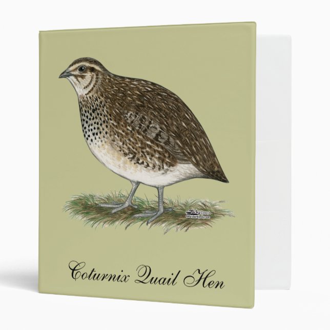 Coturnix Quail Hen Binder (Front/Inside)
